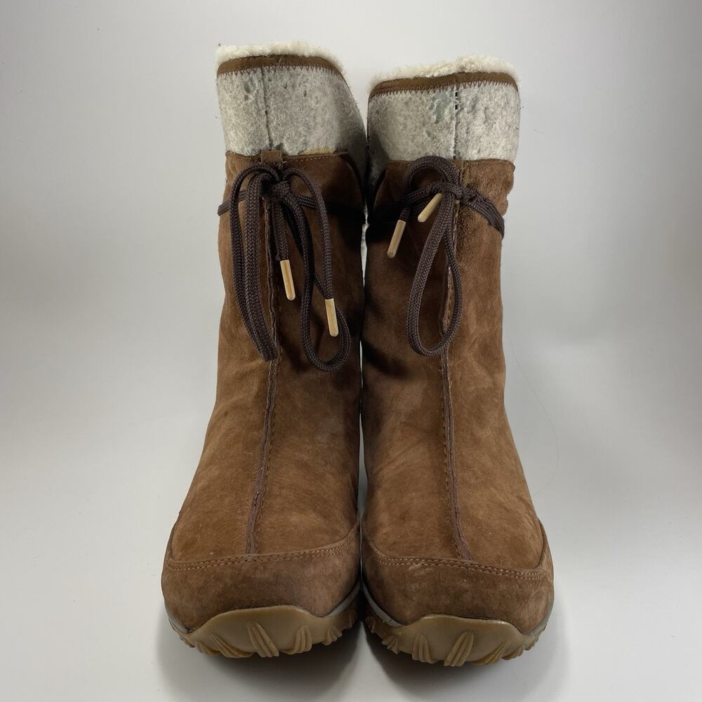 Patagonia Attlee Tie Primaloft Winter Boots Womens Size 9.5 200 Grams Waterproof - Picture 2 of 11